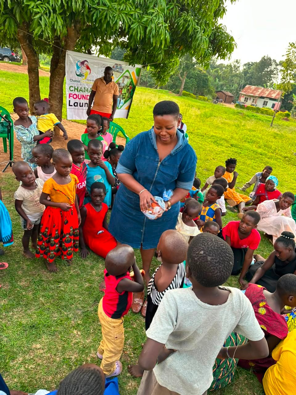 Chamal Foundation activity with children at our home